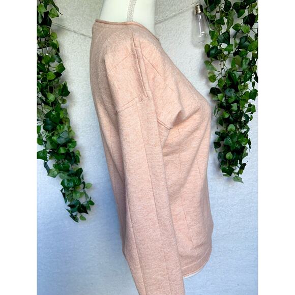 Hem and Thread Orange Long Sleeve Sweater Shirt Women's Size Small - Picture 8 of 10